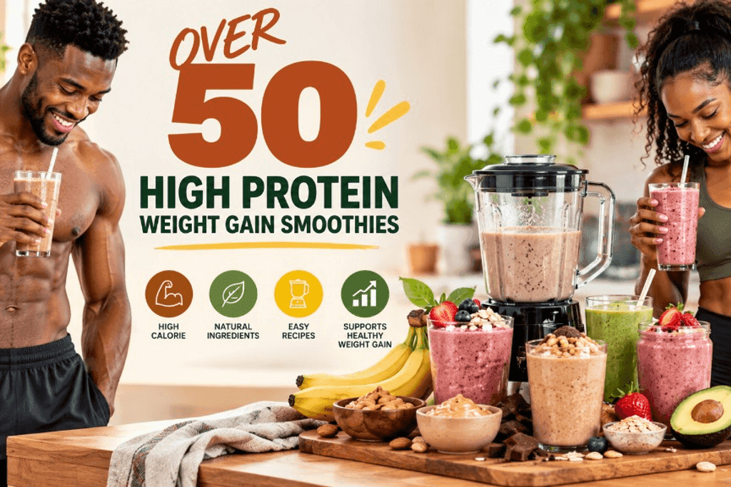 Over 50 High Protein Weight Gain Smoothies